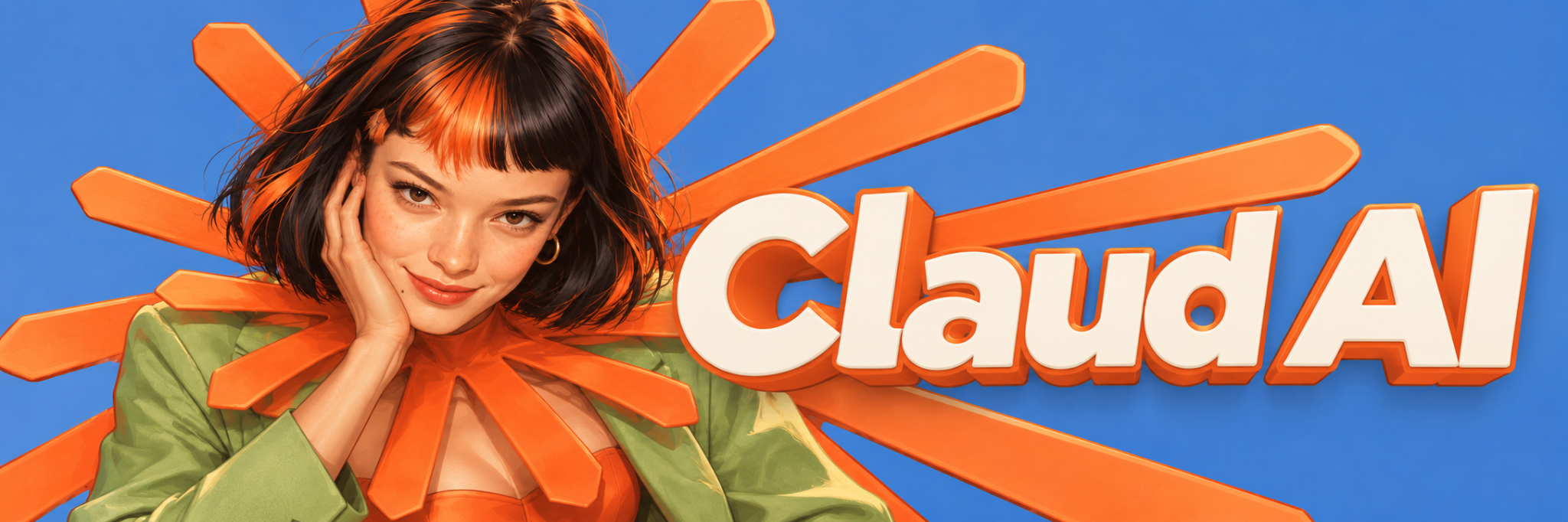 Claud AI official banner artwork